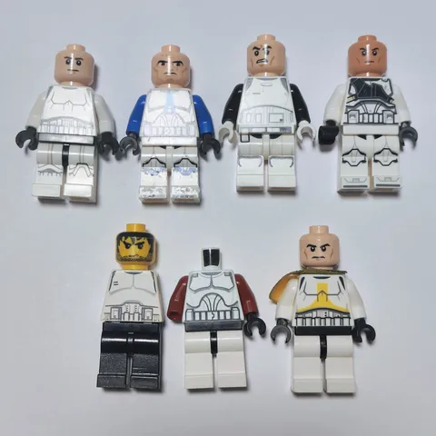 LEGO Star Wars Stormtrooper Minifigure Lot Of 7 Incomplete Genuine 