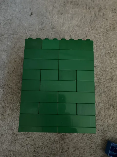 Large Lot 71 Duplo Lego GREEN misc Sizes Parts Pieces