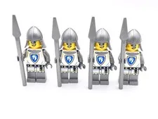 LEGO Minifgure 31168 Horse Knight Spearman x4 lot Castle