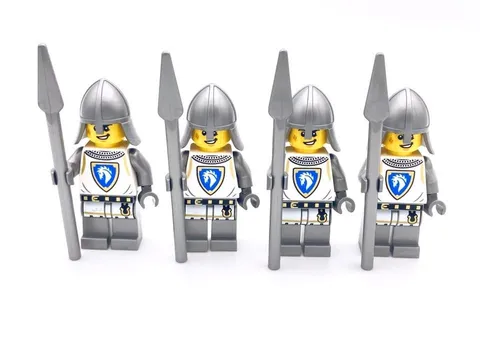 LEGO Minifgure 31168 Horse Knight Spearman x4 lot Castle
