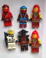 Assorted Ninjago Minifigure Lot Of 6