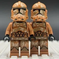 X2 LEGO Star Wars Clone Trooper Geonosis Camouflage Phase 2 Minifigure sw0606