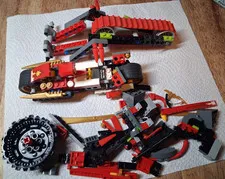 CAB Lego X 2 Technic Partial Builds Ninjago 70501 9441 Incomplete No Minifigures