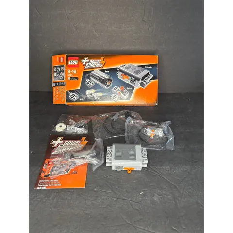 Lego Technic Power Functions Motor Set 8293 Battery Box Lights Switch Works