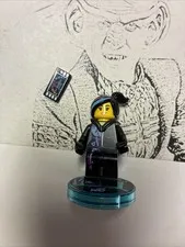 EE LEGO Movie Dimensions Wyldstyle Minifigure With Base Tag From Starter Pack