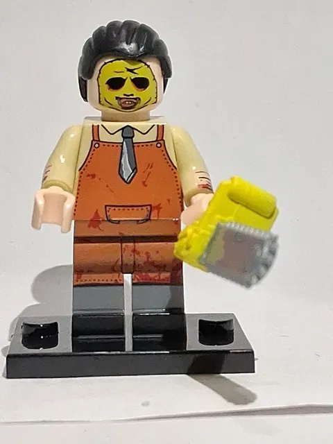 Leatherface Custom Lego Inspired Chainsaw Massacre Movie Horror Halloween 