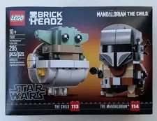 LEGO Star Wars BrickHeadz 75317 -The Mandalorian & the Child -NEW Sealed