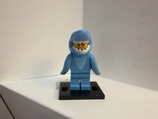 LEGO Shark Suit Guy Minifigure 71011 Series 15 - Complete - Condition is Good