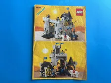Lego CASTLE 6074 Black Falcon's Fortress Instruction Manual ONLY Black Knights