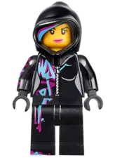 LEGO: Lucy Wyldstyle Closed Mouth Hood Up (tlm017)