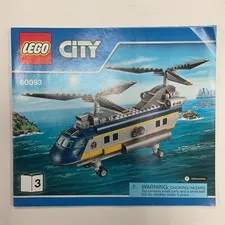 Lego City 60093 - Instruction Manual Only