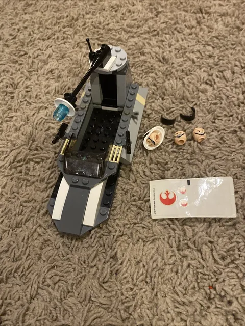 Lego #7668 ~ Star Wars: Rebel Scout Speeder Nearly Complete New Stickers