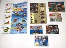 Lego System 1994-99 Lot of Manuals 1711 1713 1714 4920 6246 6402