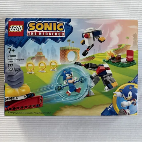 LEGO Set #77001 Sonic Campfire Clash Building Block Set 177 Pieces NIB