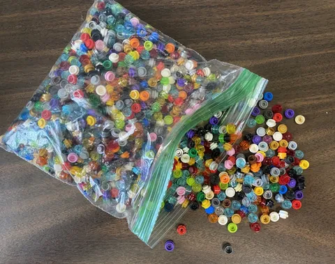 LEGO Parts: Round Plate 1 x 1, 85861, 4073, Lot of 1,500
