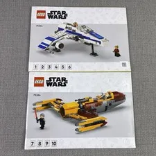 LEGO 75364 Republic E-Wing vs. Shin Hati’s Starfighter Instruction Manuals ONLY