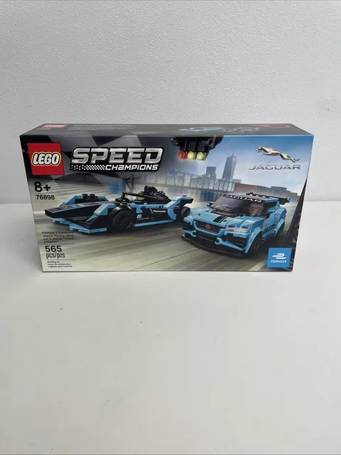 LEGO SPEED CHAMPIONS Formula E Jaguar Racing Car & Jaguar I-Pace Etrophy (76898)