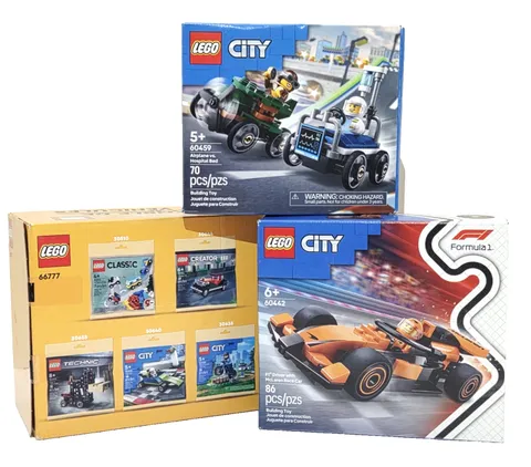 Lego Vehicles Lot 7 NEW Sealed Sets CITY F1 Race Cars Trucks Technic Creator
