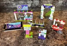 Lego Friends 41130 Replacement Sticker Parts Ticket Booth Turnstile Popcorn Cart