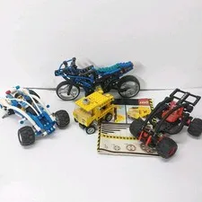 Vintage Lego Technic Partial Sets Lot: 8020 8226 8340 8252