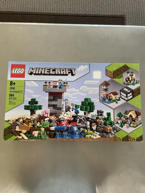 NEW LEGO Minecraft The Crafting Box 3.0 Set 21161 (564 Pieces) OOP FACTORY SEAL