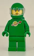 Lego Green Classic Spaceman with Visor (Pete) EXCELLENT CONDITION