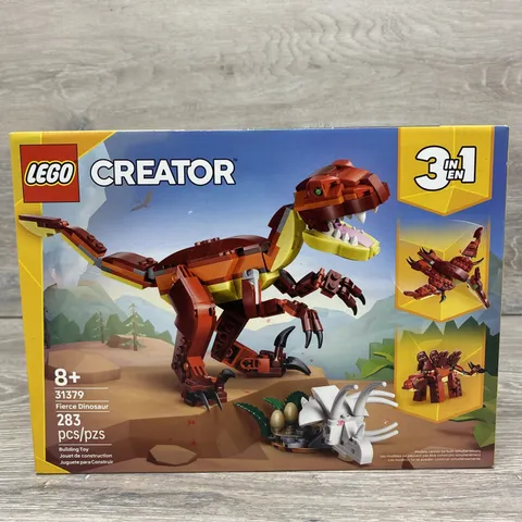 Lego Creator 3 In 1 Fierce Dinosaur 31379 Sealed Box Damage