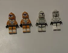 LEGO Star Wars 7913 Clone Troopers, sw0299 sw0298 sw0297, NO DAMAGE, FADING