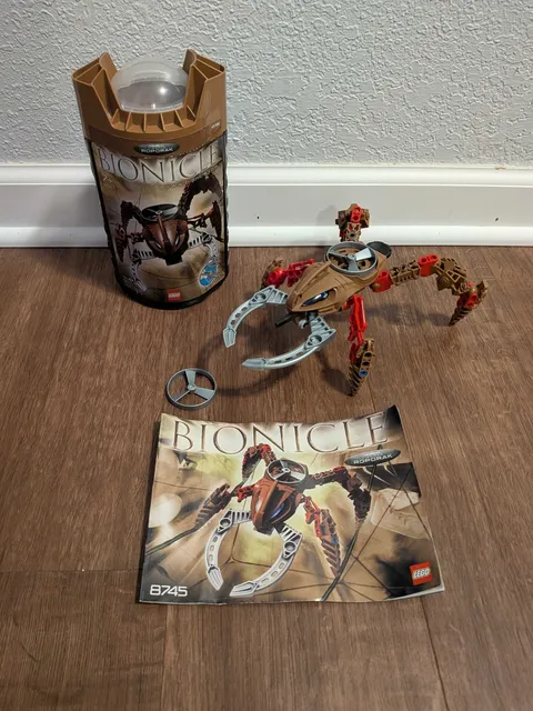 LEGO BIONICLE: Visorak Roporak (8745). Complete, See Description!