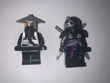 Lego Ninjago Rebooted Evil Wu & General Cryptor Minifigs