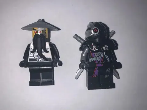 Lego Ninjago Rebooted Evil Wu & General Cryptor Minifigs