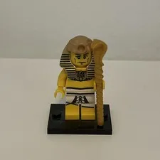 Used (Complete) LEGO Collectible Minifigures Series 2 Egyptian Pharaoh (col032)