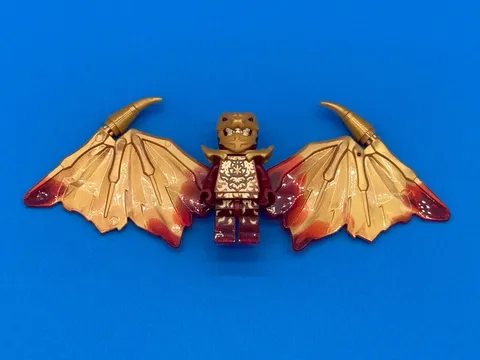 LEGO Ninjago Kai Golden Dragon Minifigure Crystalized from set 71769 njo757