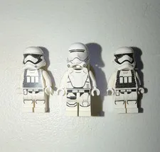 LEGO Star Wars First Order Stormtroopers & Flametrooper (Pre Used)