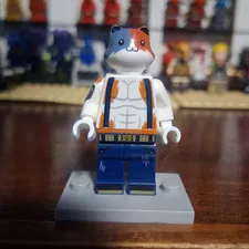 LEGO Fortnite Minifigures Cat Costume Minifigure Orange Tail Blue Legs