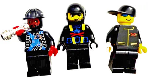 Rare Vintage LEGO Space Villains Lot – Aquasharks Blue Shark Spyrius Alpha Team 