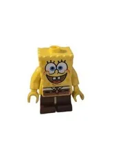 LEGO SpongeBob SquarePants Minifigure Authentic Yellow Sponge Figure Only Used