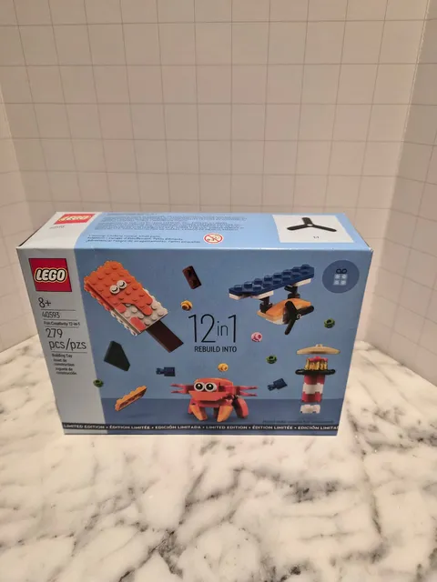 Lego Fun Creativity 12-in-1 Promotional (40593) New in Sealed Box