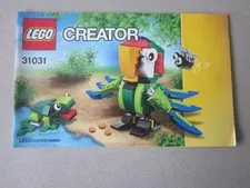 Lego Building Instructions Instruction Creator 31031 Parrot and Frog Parrot & Frog