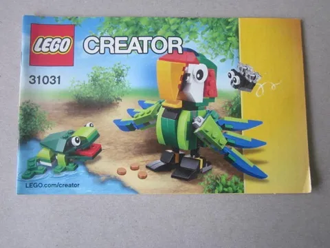 Lego Building Instructions Instruction Creator 31031 Parrot and Frog Parrot & Frog