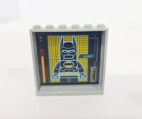 LEGO Minifigure Computer BatCave Batman Sign Brick Signal Screen Parts
