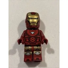 Lego Iron Man Minifigure #sh1015 Mark 6 Armor Set #76313 Brand New