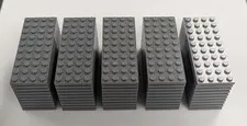 LEGO New x50 Dark Bluish Gray Plate 4 x 10 # 3030