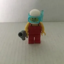 Official Lego Snorkler Woman with Fish Minifigure