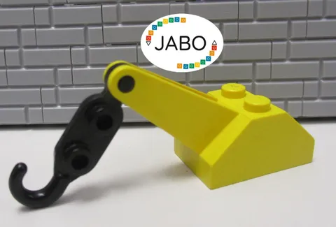 (B13/8/2) LEGO 3135c01 Tow Hook Yellow/Black 6371 6628