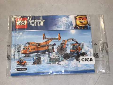 Lego Town City Artic Ice Glider60190 Manual Instructions ONLY New SEALED