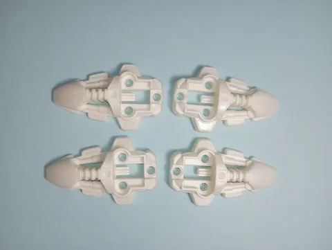 4 Bionicle Lego 44138 in Pearl White Rahkshi Foot Feet Genuine Lego WYSIWYG 4 pc