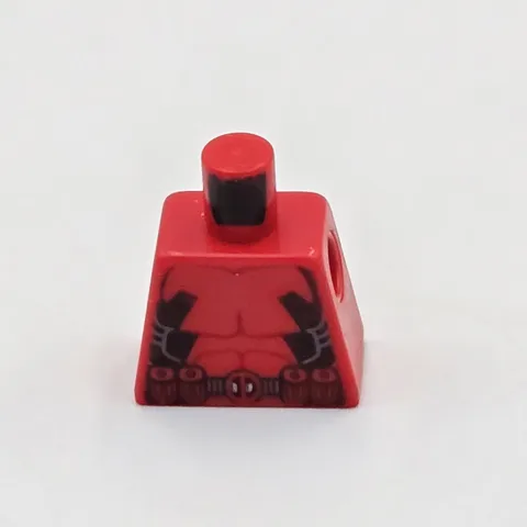 LEGO Genuine Deadpool Torso Part For Minifigure Cracked Torso