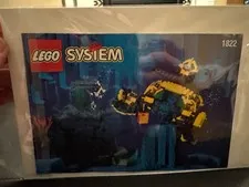 LEGO System Aquazone Aquanauts Hydro Search Sub 1822 Instruction Manual ONLY