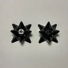 LEGO Hero Factory Weapon Spiked Ball Half 98578 Black Set of 2